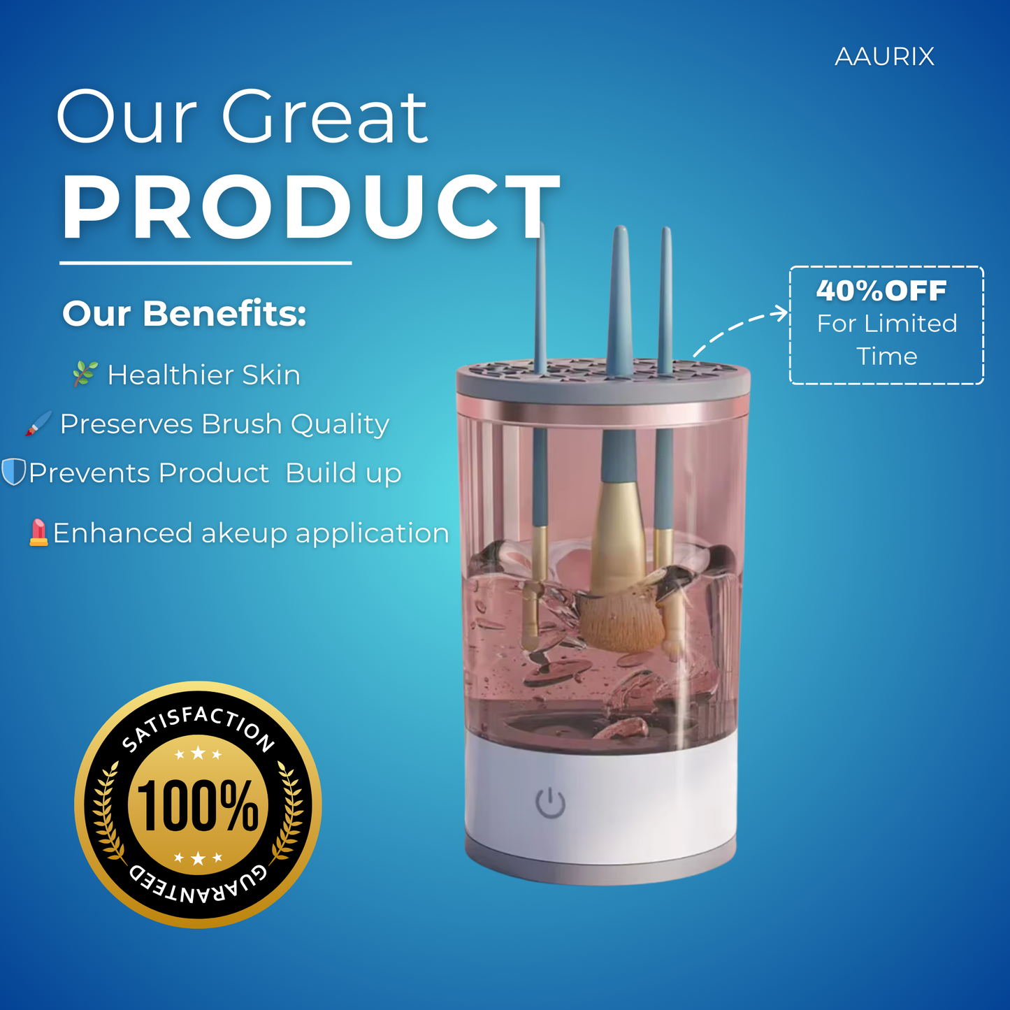 Electric Makeup Brush Cleaner